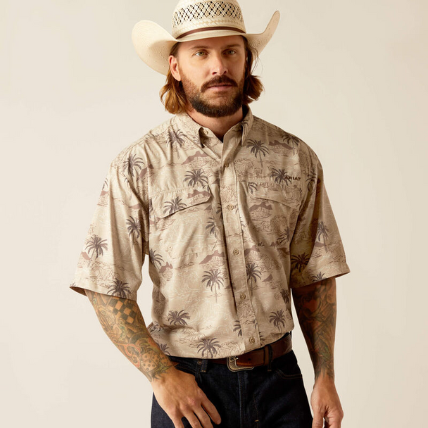 ARIAT VENTTEK OUTBOUND DESERT MOCHA - MENS SHIRT  - 10048784