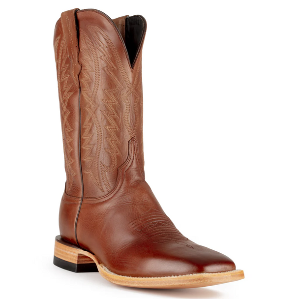 RESISTOL VINO HARMAN SQUARE TOE BROWN - BOOT MENS WESTERN - RB0510122SS