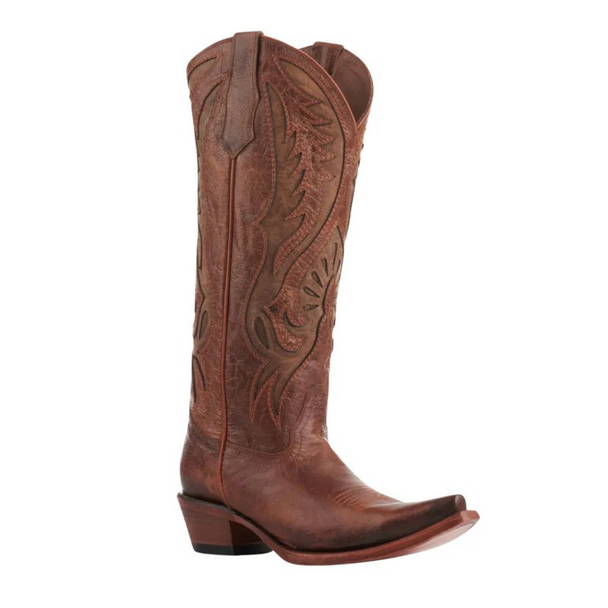 CORRAL BRONZE INLAY & EMBROIDERY TALL - BOOT LADIES  - L6085