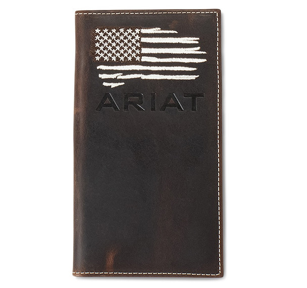 ARIAT DISTRESSED AMERICAN FLAG RODEO - ACCESSORIES WALLET  - A3553734