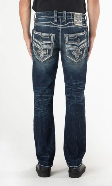 ROCK REVIVAL JUSTYN J200 STRAIGHT CUT - MENS JEANS  - RP3961J200R