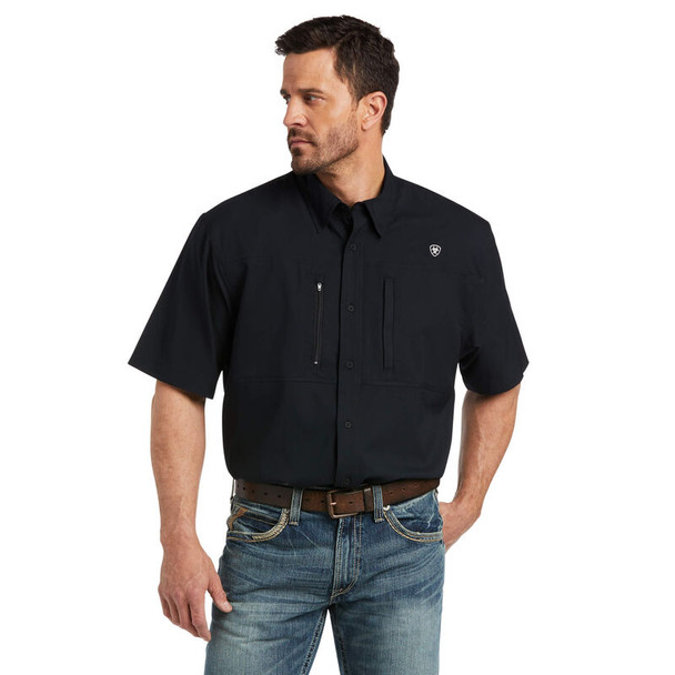 ARIAT VENTTEK CLASSIC BLACK - MENS SHIRT  - 10034960