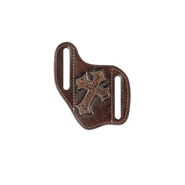NOCONA EMBOSSED CROSS SHEATH - ACC KNIVE SHEATH  - 1807102
