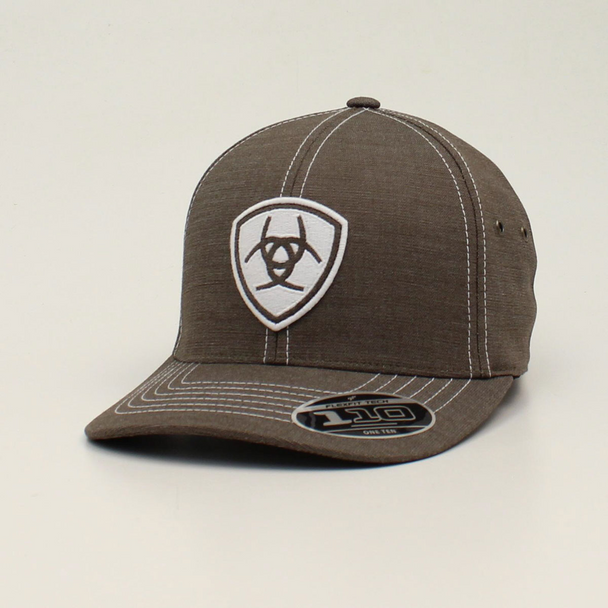 ARIAT WHITE LOGO GRAY CAP - HATS CAP  - A300015206