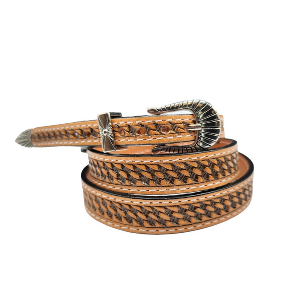 CACTUS RANCH NATURAL BASKET WEAVE HATBAND - HATS ADD-ONS  - LC-51W-NAT