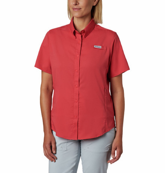 COLUMBIA TAMIAMI II SUNSET RED - LADIES SHIRT  - 1275711683