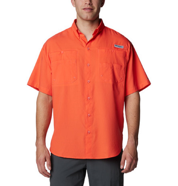 COLUMBIA TAMIAMI II CORANGE ORANGE - MENS SHIRT  - 1287051803