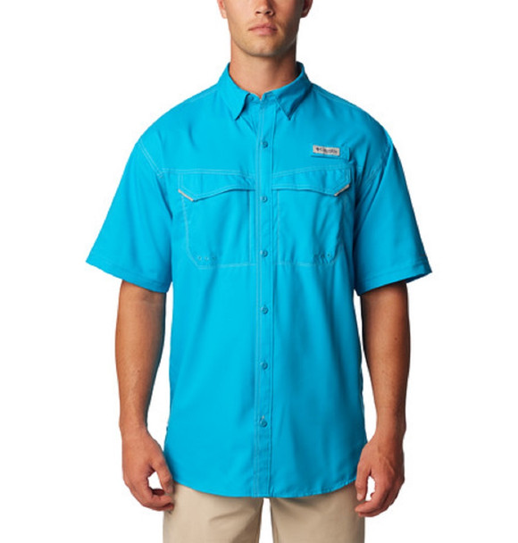 COLUMBIA LOW DRAG OCEAN BLUE - MENS SHIRT  - 1540071417