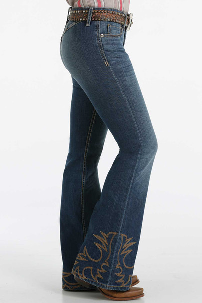 CINCH HANNAH FLARE MODERATE RISE - LADIES JEANS  - CB18954071