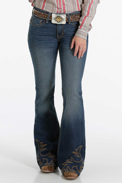 CINCH HANNAH FLARE MODERATE RISE - LADIES JEANS  - CB18954071