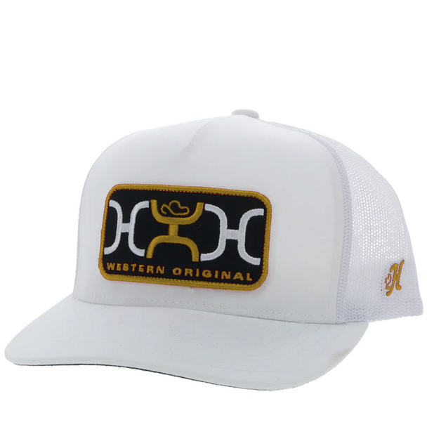 HOOEY LOOP  BLACK GOLD WHITE MESH - HATS CAP  - 2359T-WH