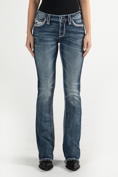 ROCK REVIVAL FENELLA B200 BOOT CUT - LADIES JEANS  - RP3083B200L