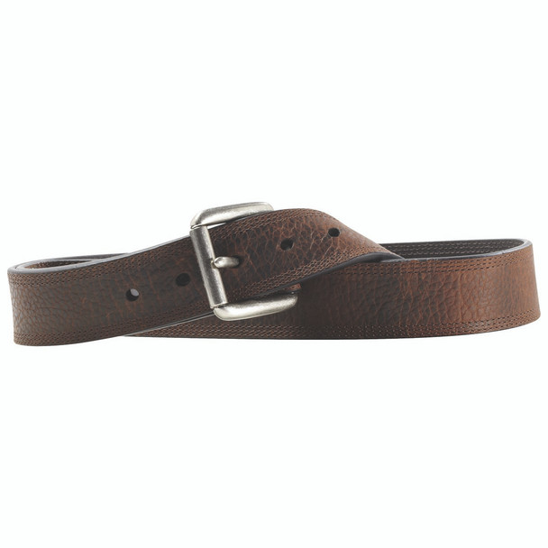 ARIAT BROWN FULL GRAIN LEATHER BELT - ACCESSORIES BELT MEN - A10004630