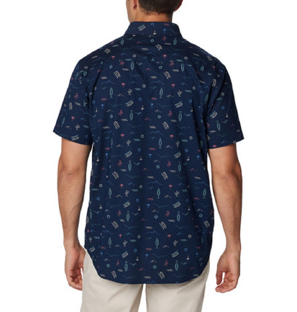 COLUMBIA RAPID RIVERS NAVY EXPLORER - MENS SHIRT  - 1768931468