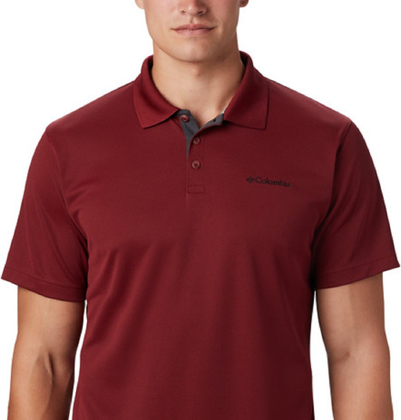 COLUMBIA UTILIZER POLO RED JASPER - MENS POLO  - 1772051664