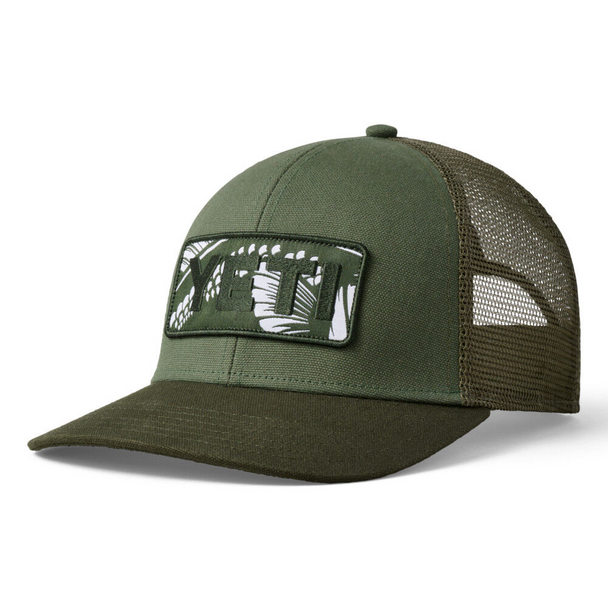 YETI BASS BADGE TRUCKER OLIVE - HATS CAP  - 21023003923