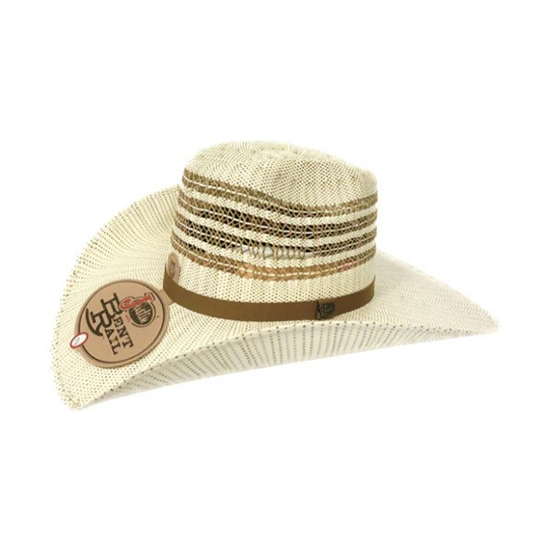 JUSTIN  IV TAN JUNIOR BENT RAIL YOUTH - HAT STRAWS  - JS3430BRLJ40