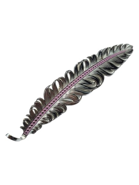 MONTANA SILVERSMITHS HAT FEATHER PINK - HATS ADD-ONS  - HF4059-PINK