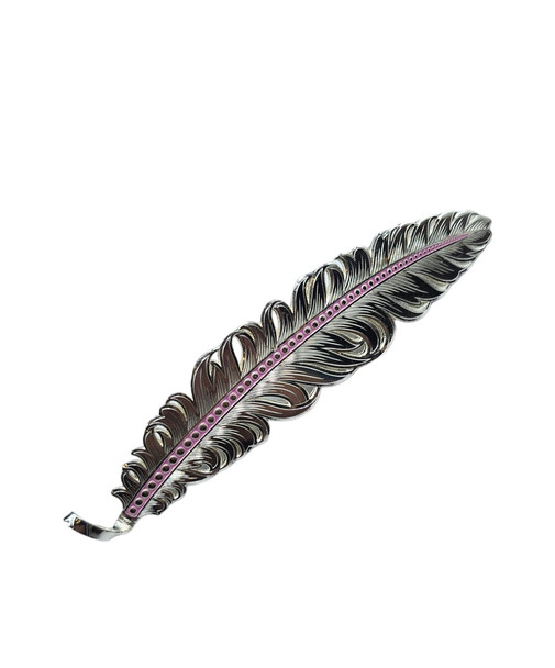 MONTANA SILVERSMITHS HAT FEATHER PINK - HATS ADD-ONS  - HF4059-PINK