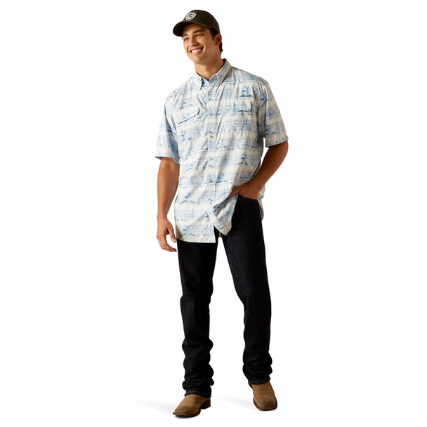 ARIAT VENTTEK OUTBOUND BLUE DAWN - MENS SHIRT  - 10048736