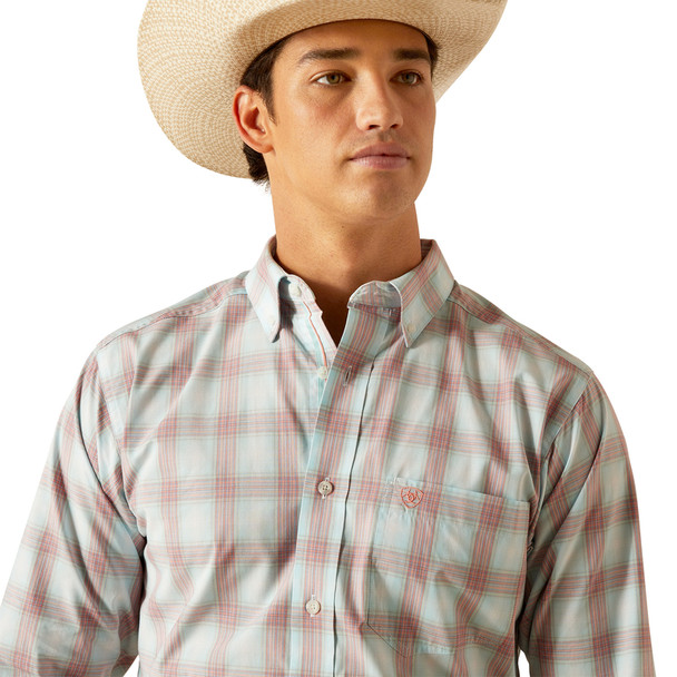 ARIAT PRO SERIES KING SKY PLAID - MENS SHIRT  - 10048406