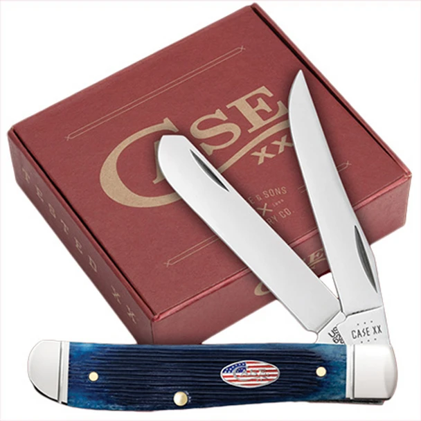CASE NAVY BLUE BONE BARNBOARD - ACC KNIVES  - 10777