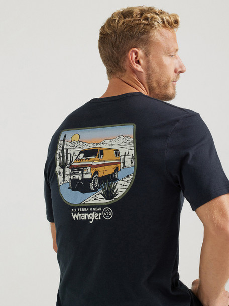 WRANGLER JET BLACK ALL TERAIN VAN - MENS TEE  - 112345465