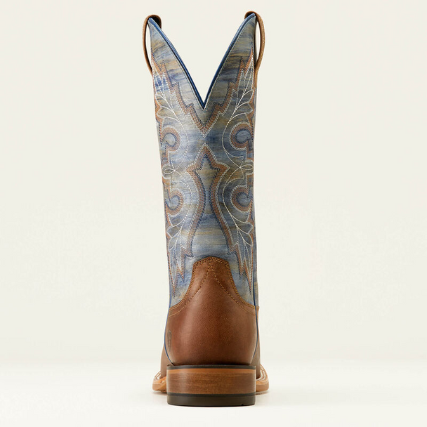ARIAT STANDOUT LOCO BROWN CLOUD BLUE - BOOT MENS WESTERN - 10050890