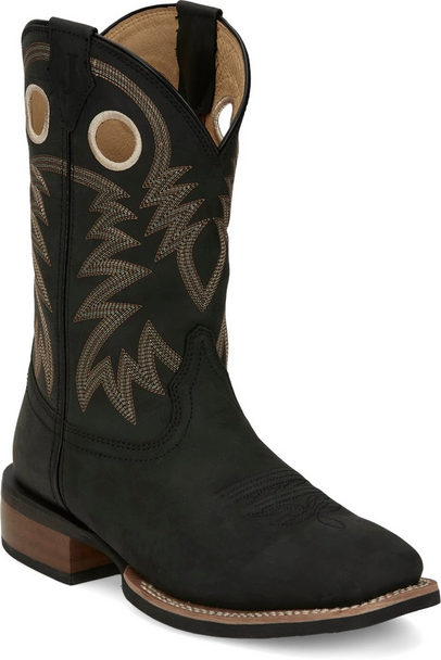 JUSTIN  SHOW STOPPER BLACK - BOOT MENS WESTERN - FN7122