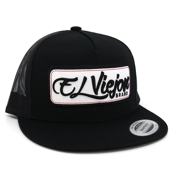 EL VIEJON EV PATCH WHITE BLACK BLACK - HATS CAP  - EV PATCH WHITE BLK BLK