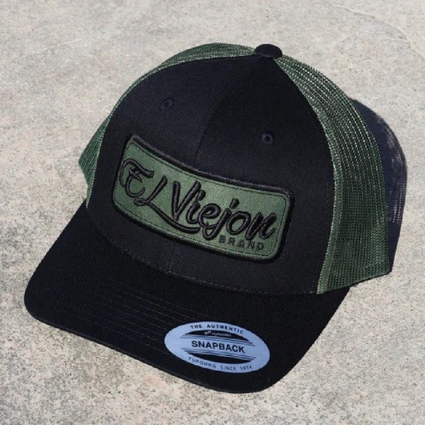 EL VIEJON EV PATCH BLACK OLIVE - HATS CAP  - EV PATCH BLK OLIVE