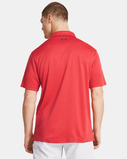 UNDER ARMOUR RED SOLSTICE TECH POLO - MENS POLO  - 1290140-814