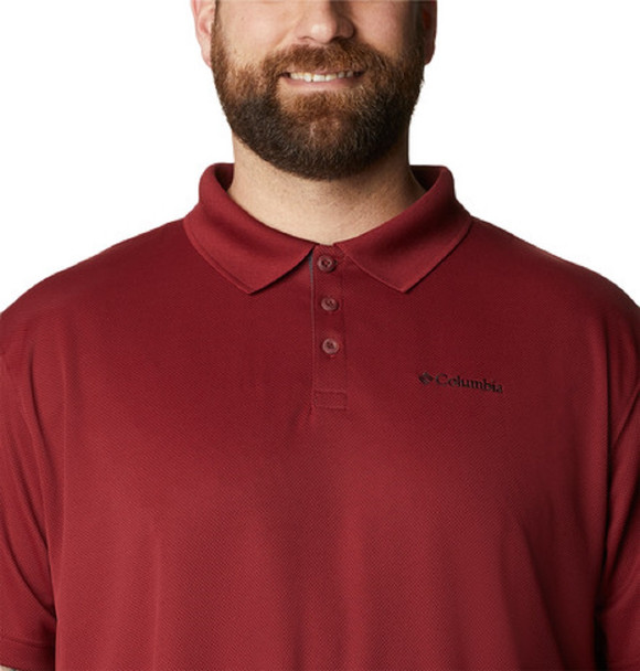 COLUMBIA UTILIZER RED JASPER PLUS - MENS POLO  - 1772053664