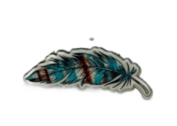 CACTUS RANCH SERAPE FEATHER - ACCESSORIES HAT CAP PINS  - CRHP-24