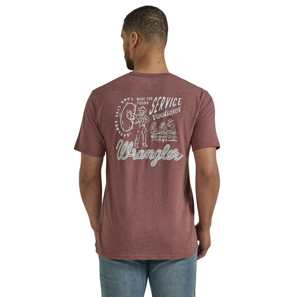 WRANGLER MADE FOR TOUGH SERVICE SABLE - MENS TEE  - 112346553