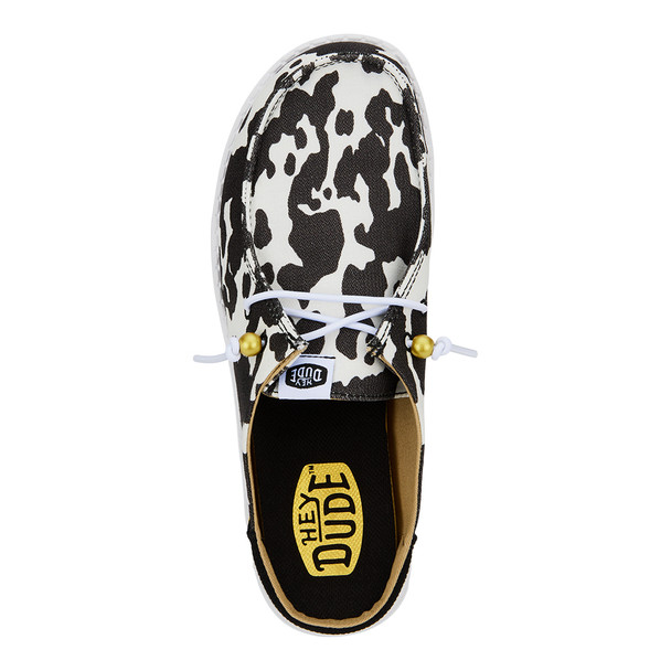 HEY DUDE WENDY SLIP CLASSIC COW PRINT - FOOTWEAR LADIES  - 41269-11G