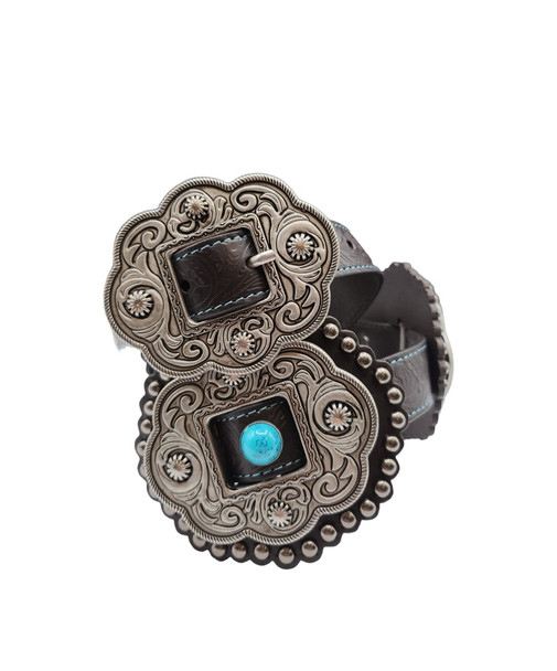 ROPER TEAL CONCHOS WESTERN - ACCESSORIES BELT LADIES - 8862790-200