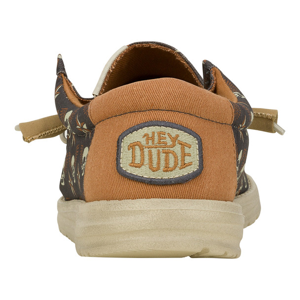 HEY DUDE WALLY STARS & SKULLS TAN - FOOTWEAR MEN'S  - 41284-00W