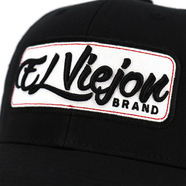 EL VIEJON EV PATCH WHITE BLACK BLACK - HATS CAP  - EVPATCH CURVE