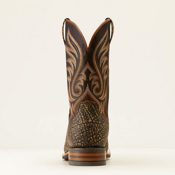 ARIAT CATTLE CALL ELEPHANT PRINT - BOOT MENS WESTERN - 10050979