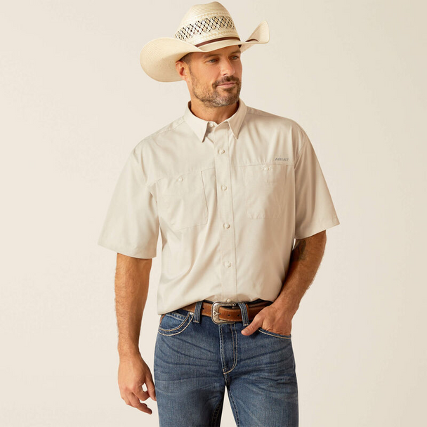 ARIAT 360 AIRFLOW SILVER LINING - MENS SHIRT  - 10051357