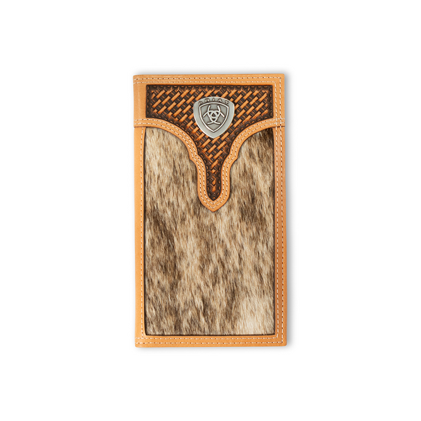 ARIAT BASKETWEAVE NATURAL CALF HAIR - ACCESSORIES WALLET  - A3561648