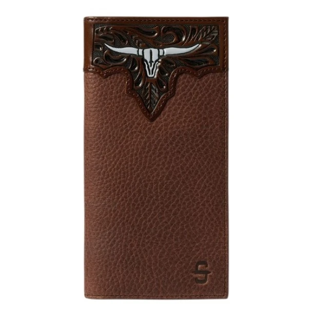 STETSON STEER HEAD CHECKBOOK - ACCESSORIES WALLET  - 9805003-200