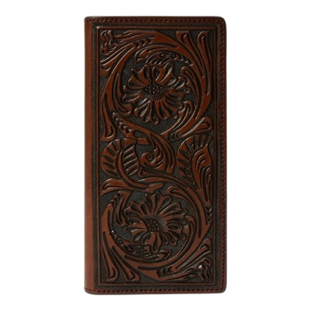 STETSON BROWN HAND TOOLED RODEO - ACCESSORIES WALLET  - 9809003-200