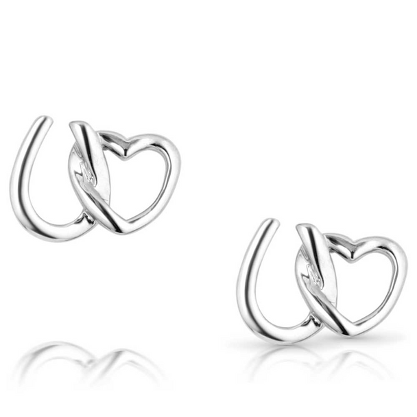 MONTANA SILVERSMITHS LUCK & LOVE HEARTS - ACCESSORIES JEWELRY EARRINGS - ER5802