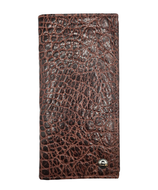 STETSON COGNAC CROCODILE RODEO - ACCESSORIES WALLET  - 9801003-233