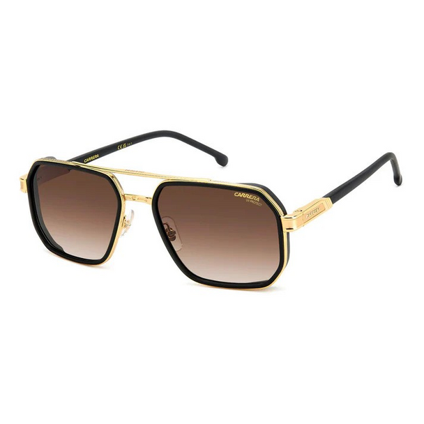 CARRERA BROWN SHADED MATT BLACK GOLD - SUNGLASS CARRERA  - 1069/SI46