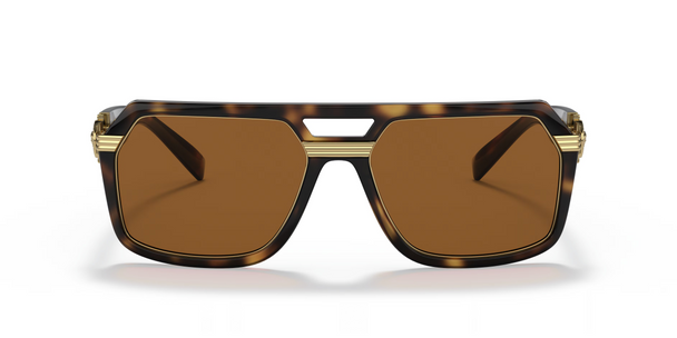 VERSACE HAVANA W/ DARK BROWN - SUNGLASS VERSACE  - 4399108/73