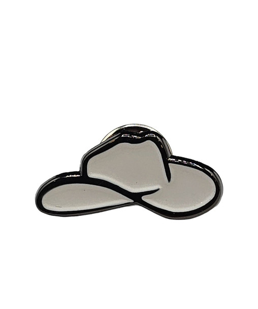 CACTUS RANCH WHITE COWBOY HAT PACK OF 3 - ACCESSORIES HAT CAP PINS  - CRHP-37