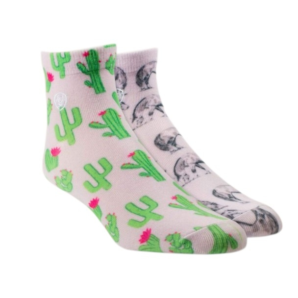 ARIAT HORSE/CACTUS 2 PACK - ACCESSORIES SOCKS  - 10044737 AR3550-650